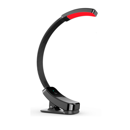 LED lampička na čítanie bez modrej zložky Bentech D128RB - červené svetlo