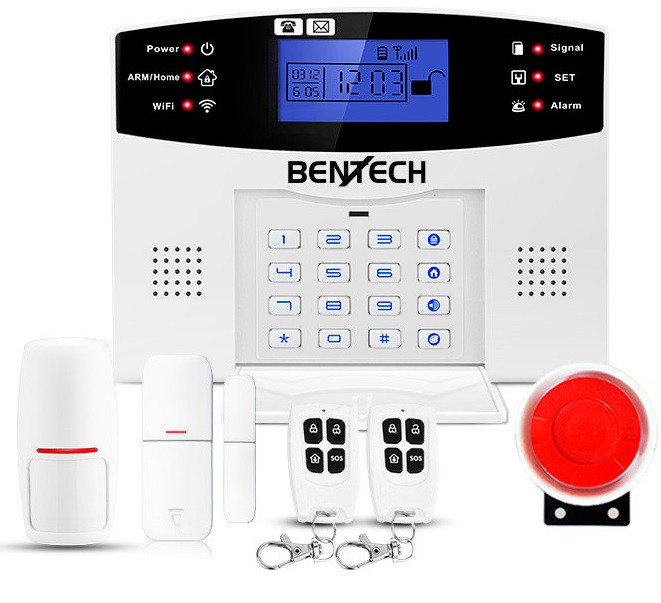 Bezdrátový GSM a WIFI alarm Bentech GW06